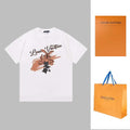 LV 1AAU5D Men's Women's LV Frequency Graphic T-Shirt L66464