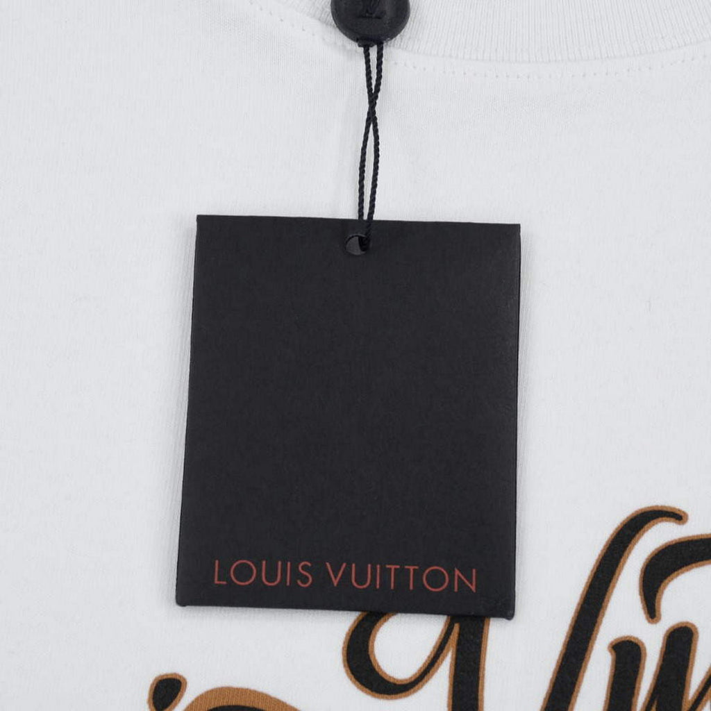 LV 1AAU5D Men's Women's LV Frequency Graphic T-Shirt L66464