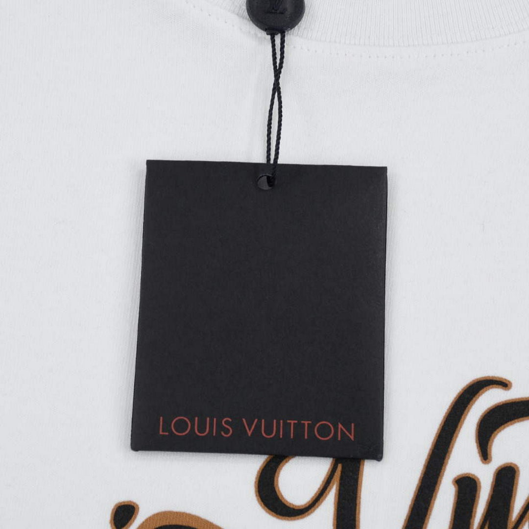 LV 1AAU5D Men's Women's LV Frequency Graphic T-Shirt L66464