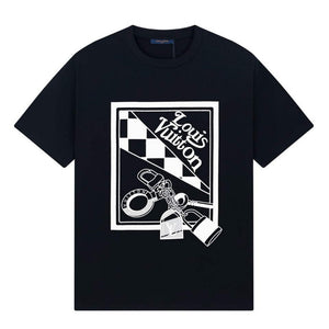 LV 1AAU5D Men's Women's LV Frequency Graphic T-Shirt L66465 - S - View 2