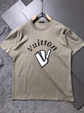 LV 1AAU5D Men's Women's LV Frequency Graphic T-Shirt L66471