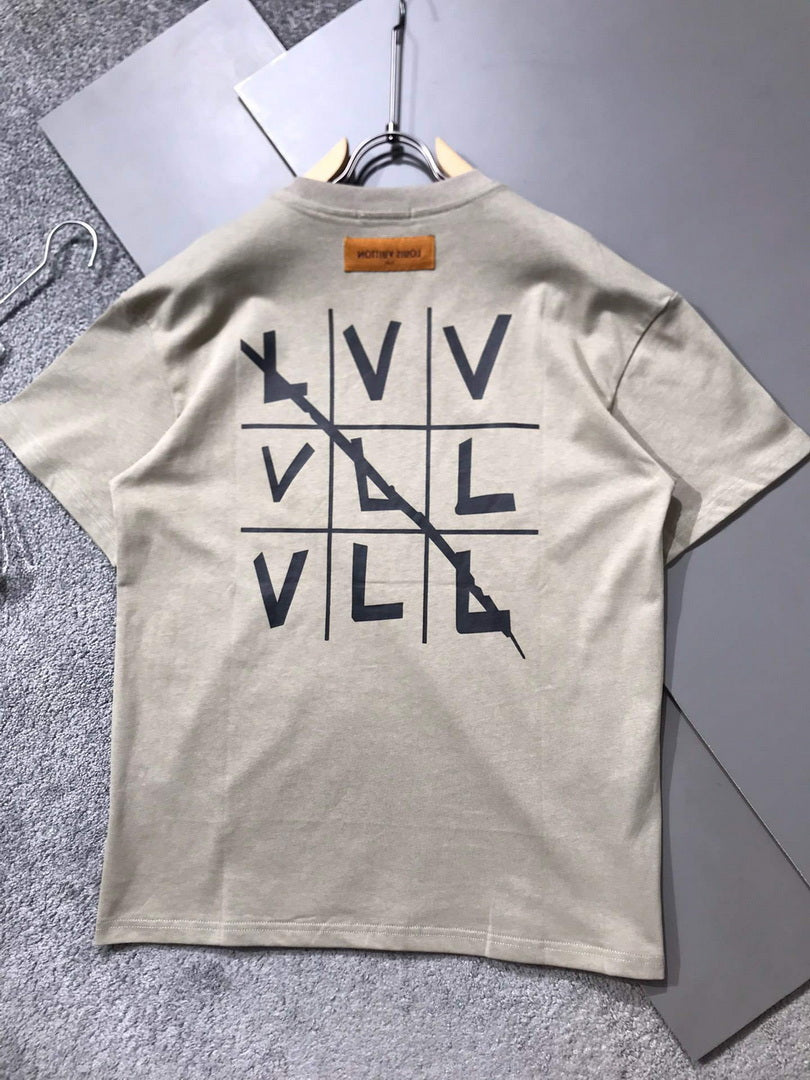 LV 1AAU5D Men's Women's LV Frequency Graphic T-Shirt L66471