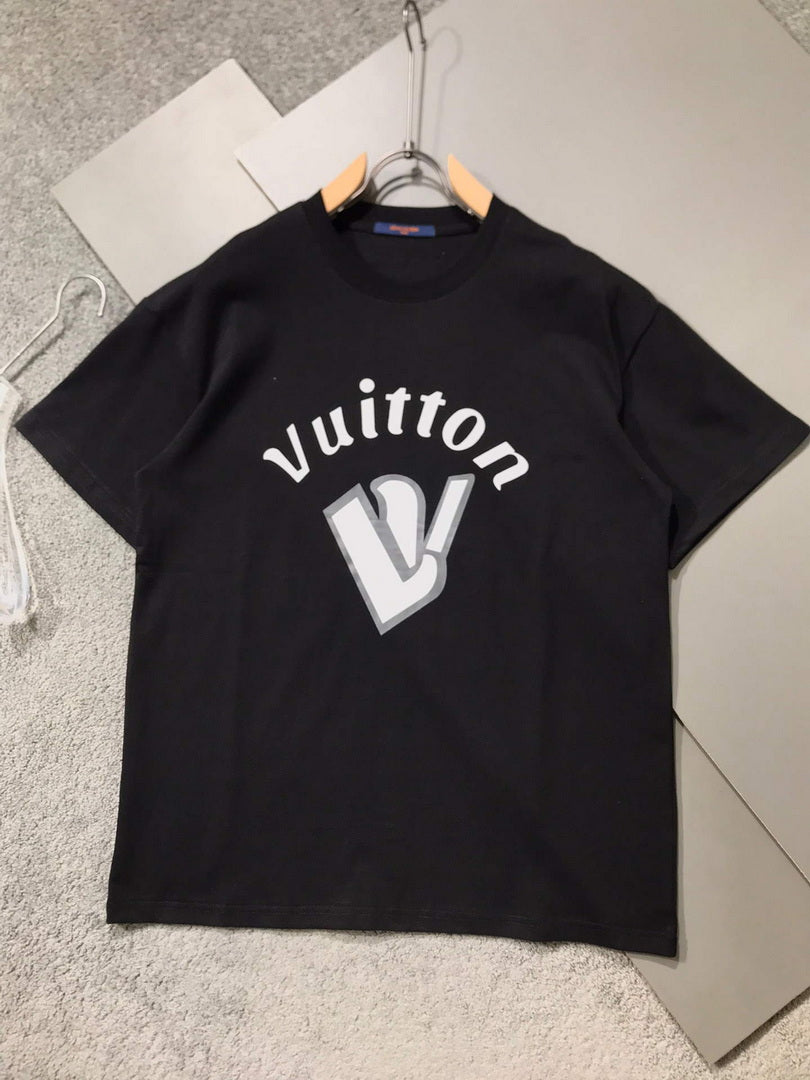 LV 1AAU5D Men's Women's LV Frequency Graphic T-Shirt L66472