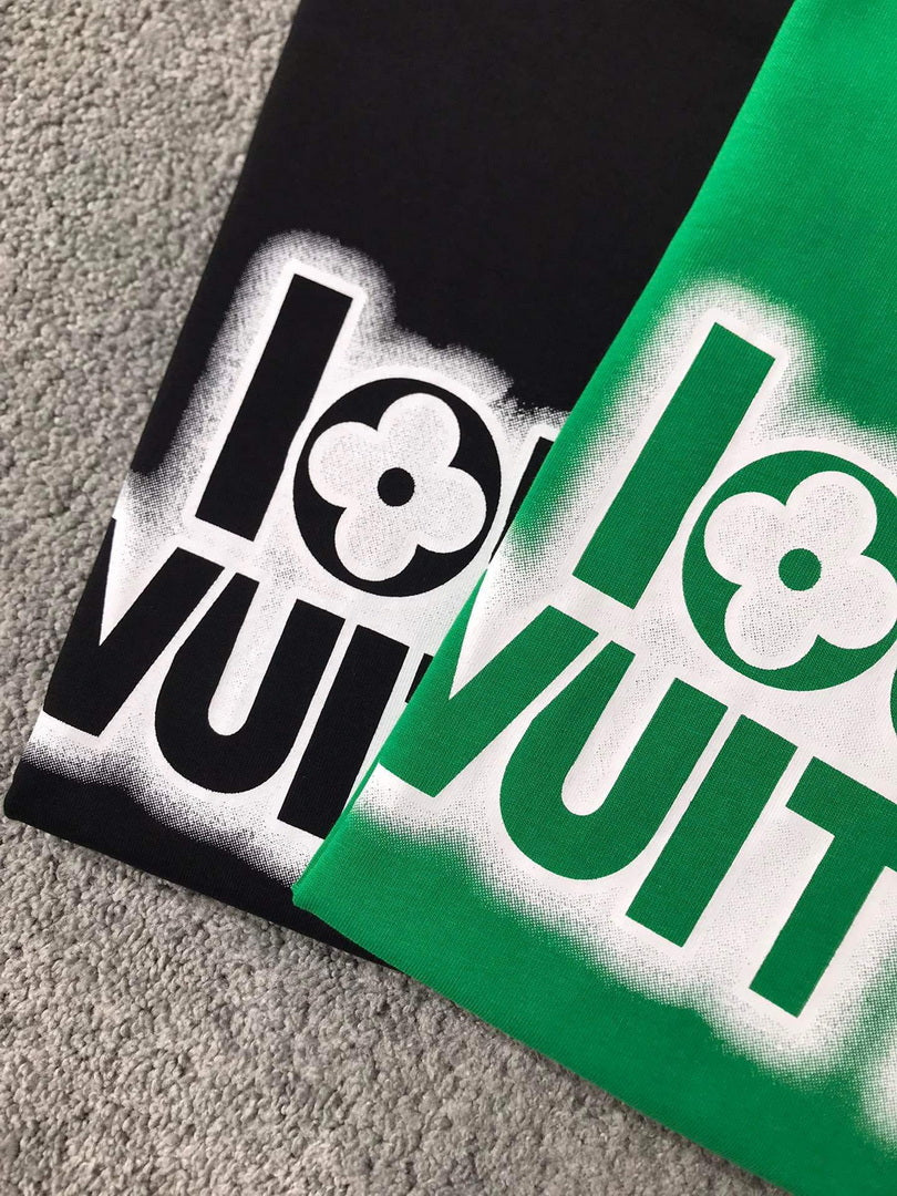 LV 1AAU5D Men's Women's LV Frequency Graphic T-Shirt L66473