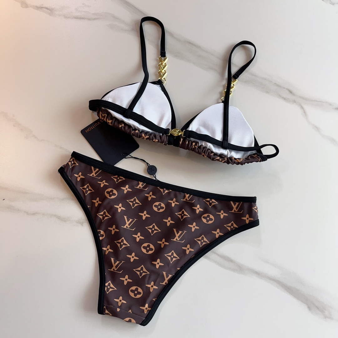 LV 1AAUPZ Louis Vuitton Women's Fashion Swimsuit Bikini L65381