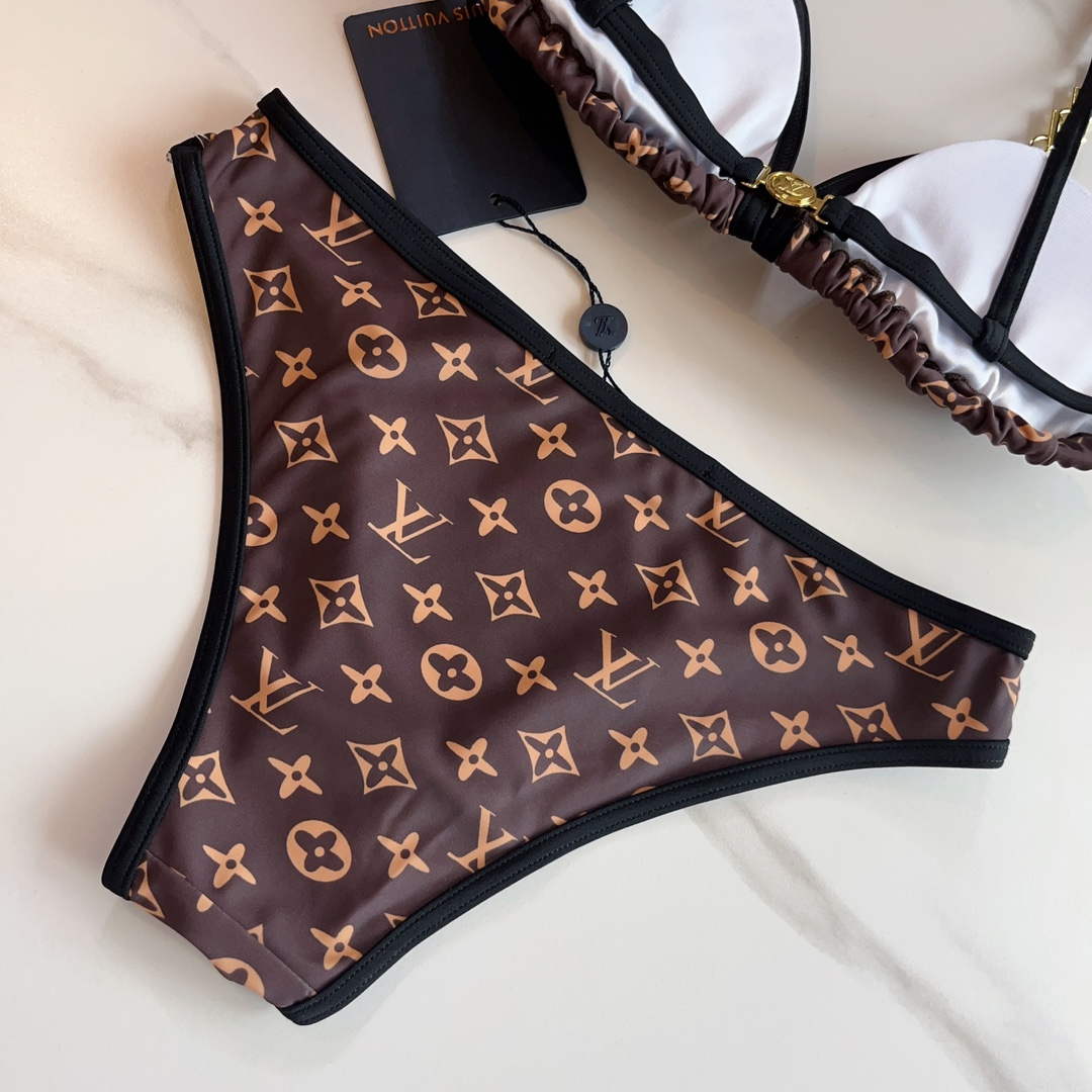 LV 1AAUPZ Louis Vuitton Women's Fashion Swimsuit Bikini L65381