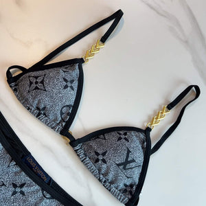 LV 1AAUPZ Louis Vuitton Women's Fashion Swimsuit Bikini L65382 - S - View 2
