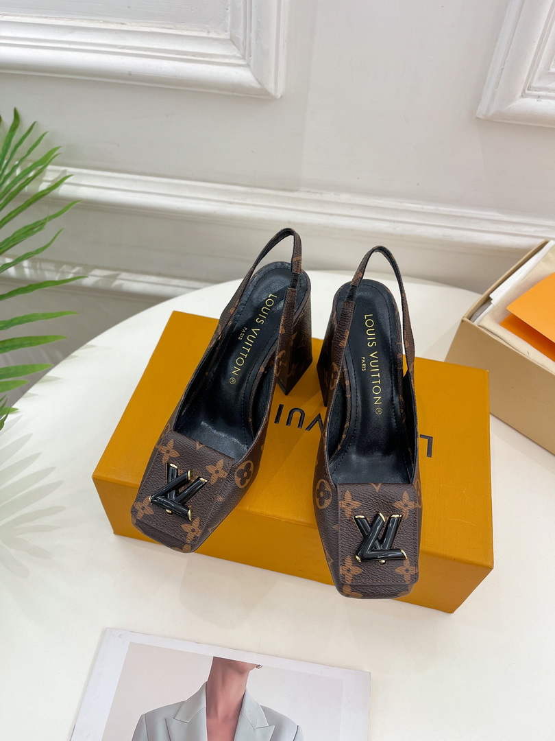 LV 1AB0BU Louis Vuitton Women's Shake Slingback Pump L68242 - 35 - View 1