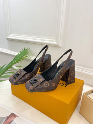 LV 1AB0BU Louis Vuitton Women's Shake Slingback Pump L68242 - 35 - View 3