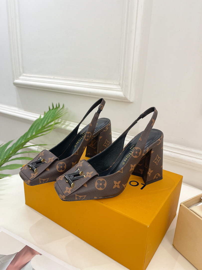 LV 1AB0BU Louis Vuitton Women's Shake Slingback Pump L68242