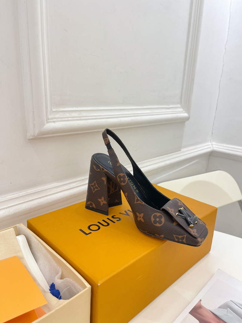 LV 1AB0BU Louis Vuitton Women's Shake Slingback Pump L68242