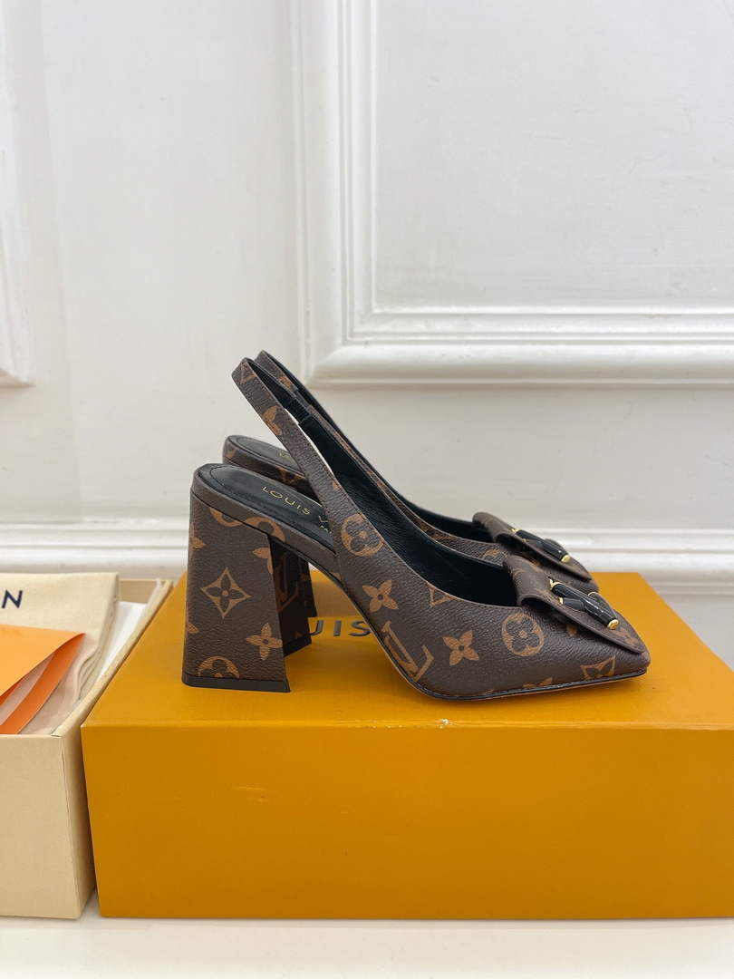 LV 1AB0BU Louis Vuitton Women's Shake Slingback Pump L68242