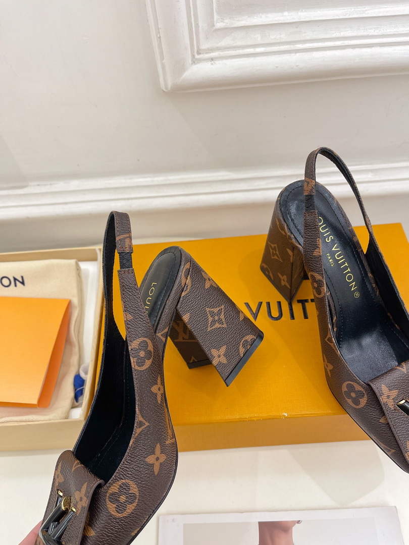 LV 1AB0BU Louis Vuitton Women's Shake Slingback Pump L68242 - 35 - View 6
