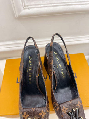 LV 1AB0BU Louis Vuitton Women's Shake Slingback Pump L68242 - 35 - View 7
