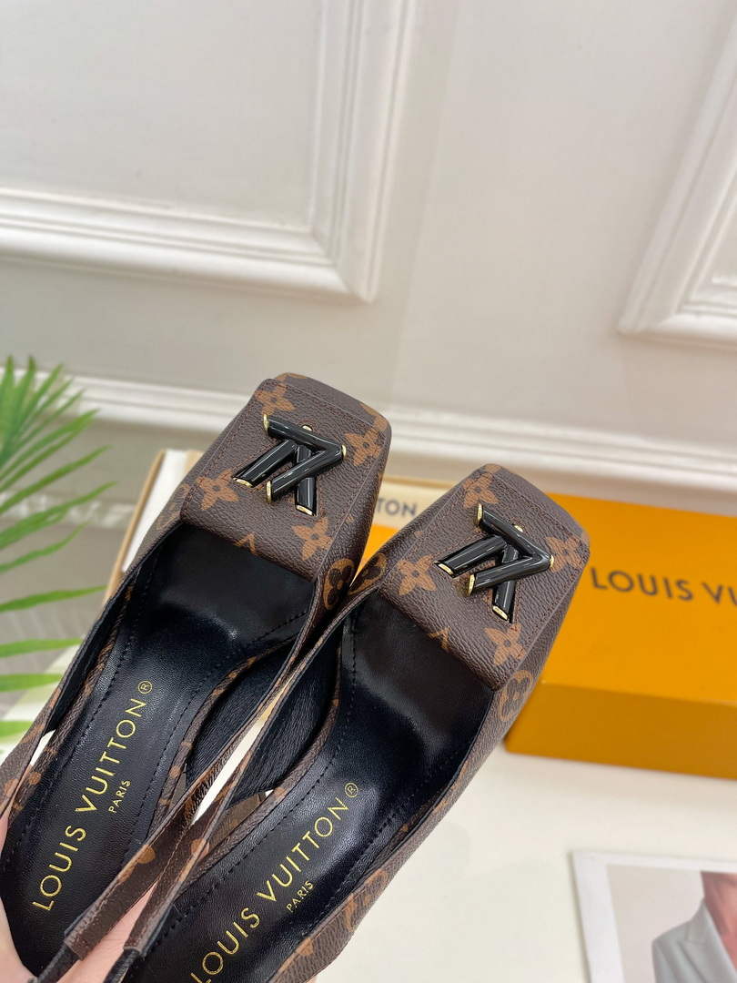 LV 1AB0BU Louis Vuitton Women's Shake Slingback Pump L68242 - 35 - View 8