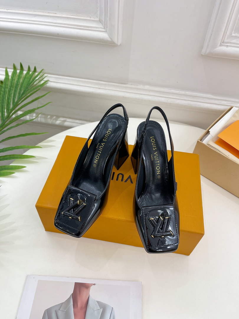 LV 1AB0BU Louis Vuitton Women's Shake Slingback Pump L68243