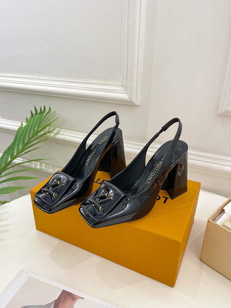 LV 1AB0BU Louis Vuitton Women's Shake Slingback Pump L68243
