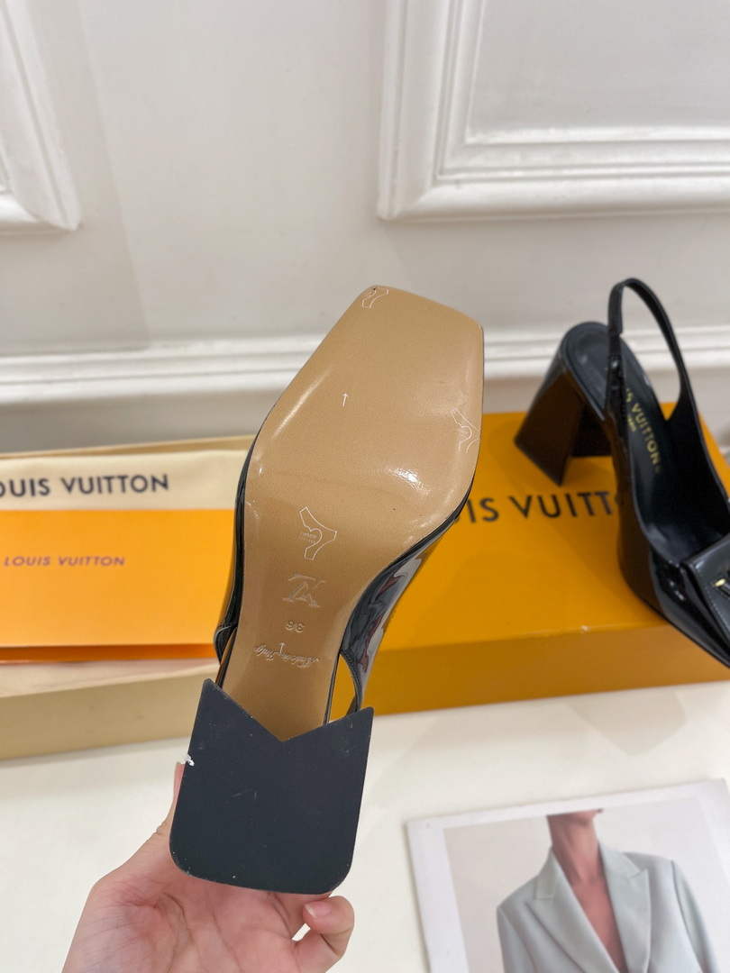 LV 1AB0BU Louis Vuitton Women's Shake Slingback Pump L68243 - 35 - View 9