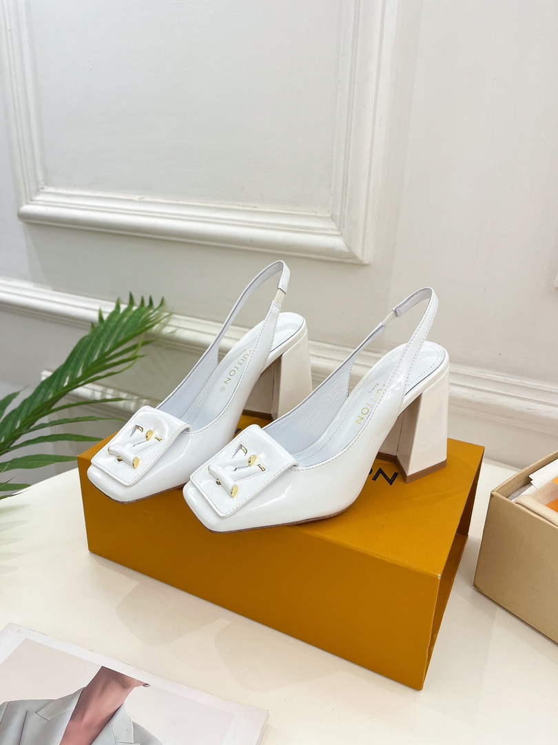 LV 1AB0BU Louis Vuitton Women's Shake Slingback Pump L68244