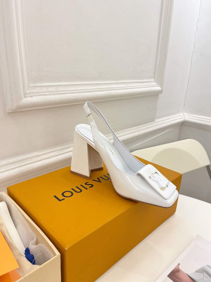 LV 1AB0BU Louis Vuitton Women's Shake Slingback Pump L68244 - 35 - View 4