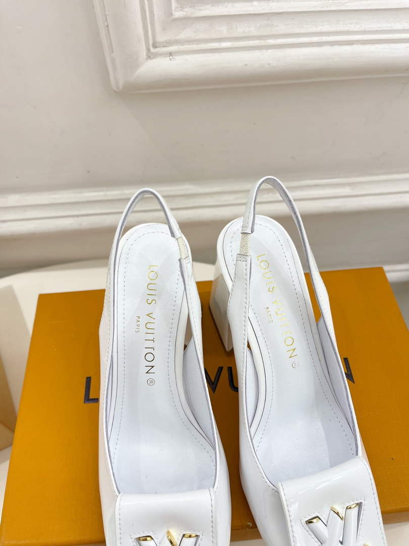 LV 1AB0BU Louis Vuitton Women's Shake Slingback Pump L68244 - 35 - View 8