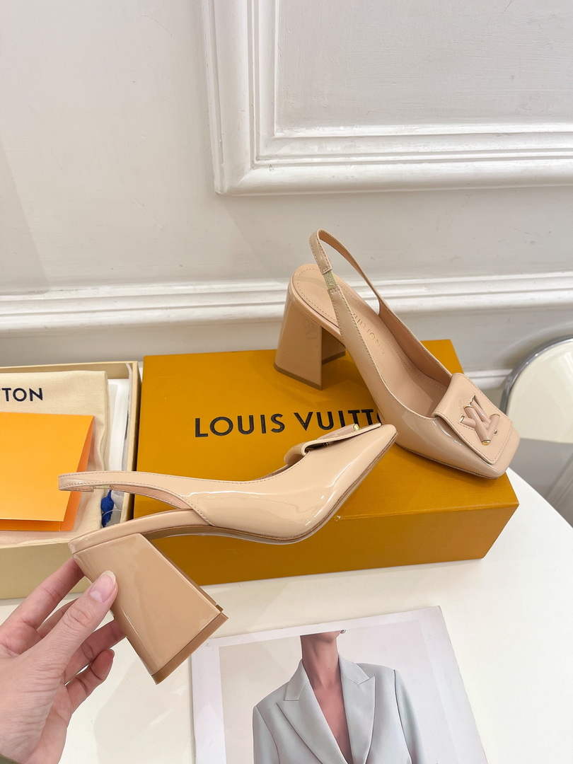 LV 1AB0BU Louis Vuitton Women's Shake Slingback Pump L68245