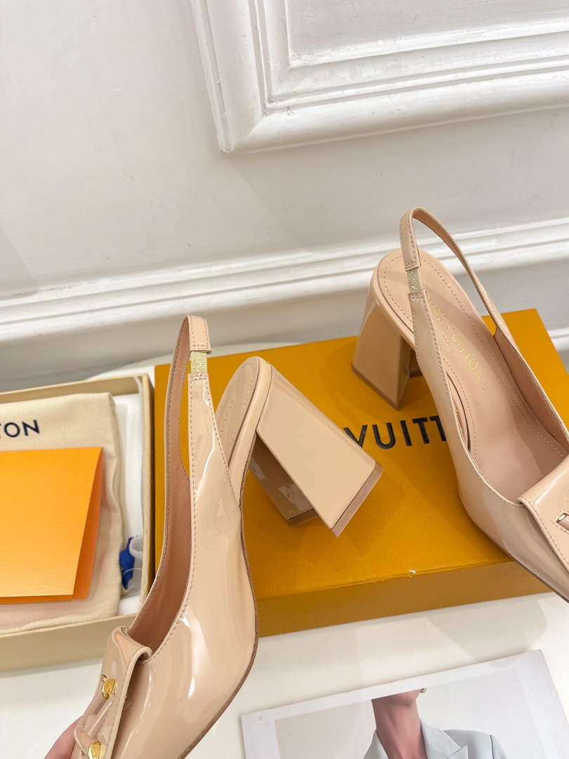 LV 1AB0BU Louis Vuitton Women's Shake Slingback Pump L68245