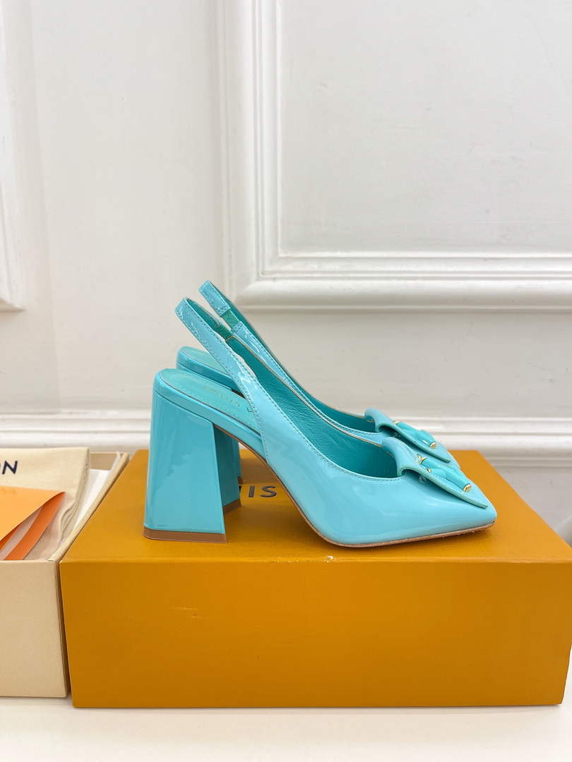 LV 1AB0BU Louis Vuitton Women's Shake Slingback Pump L68246