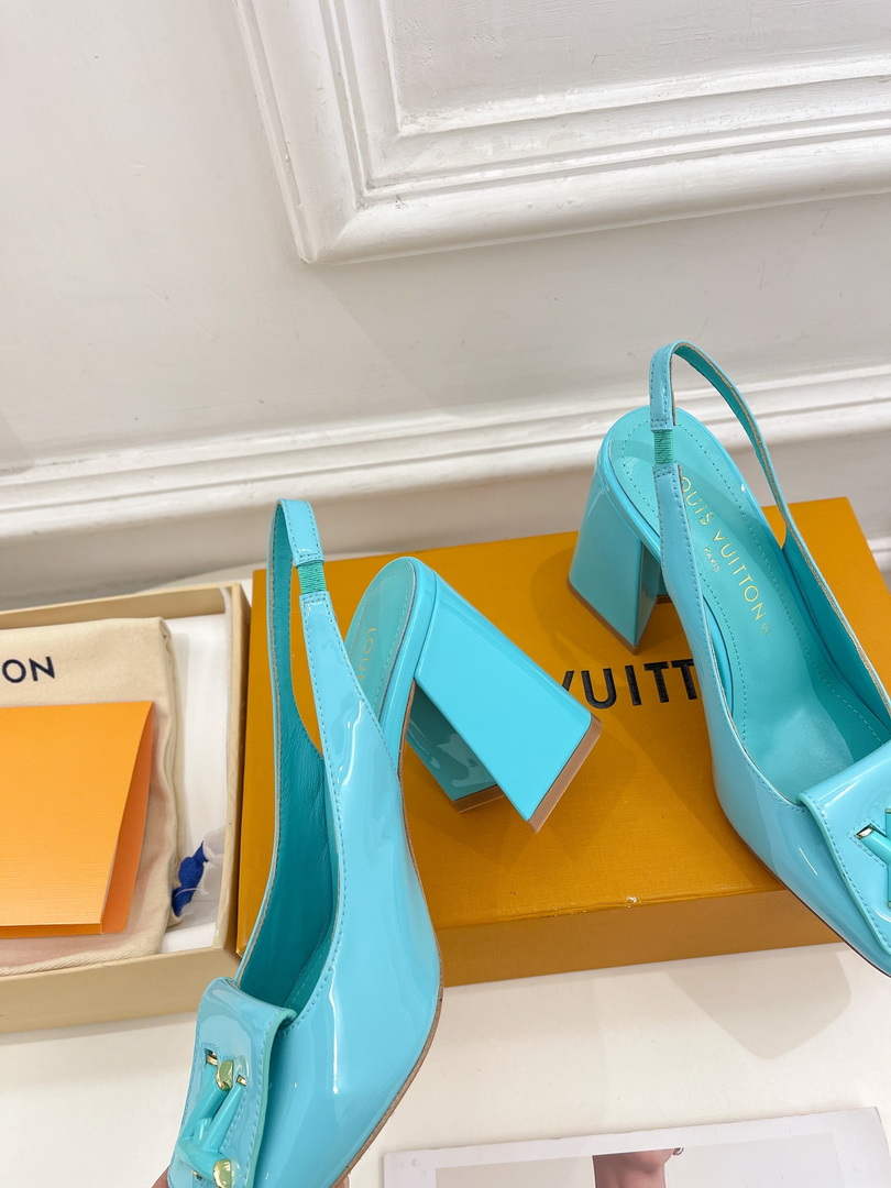 LV 1AB0BU Louis Vuitton Women's Shake Slingback Pump L68246