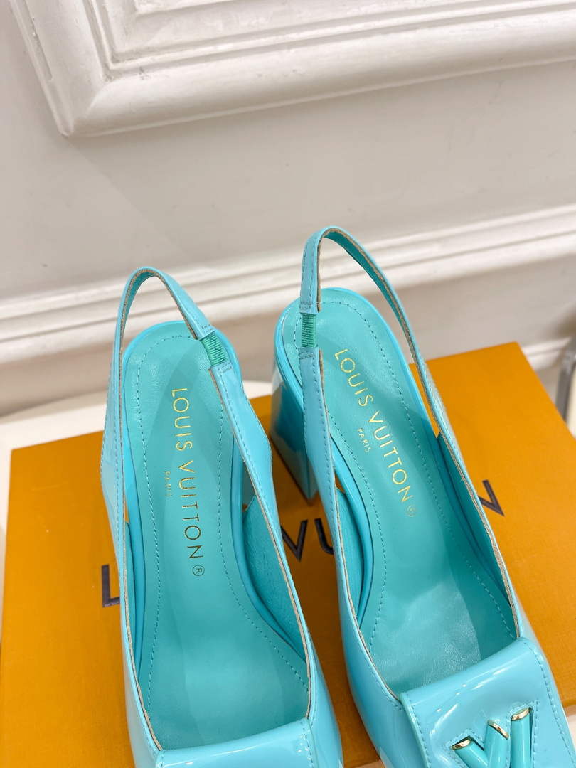 LV 1AB0BU Louis Vuitton Women's Shake Slingback Pump L68246