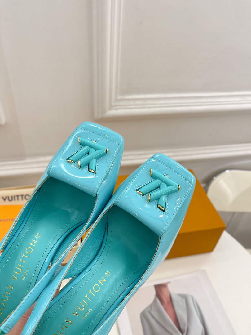 LV 1AB0BU Louis Vuitton Women's Shake Slingback Pump L68246