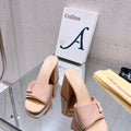 LV 1AB1JL Louis Vuitton Women's Shake Mules heel 9.5cm L68256 - 35 - View 1