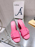 LV 1AB1JL Louis Vuitton Women's Shake Mules heel 9.5cm L68257