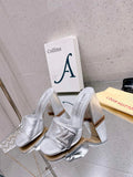 LV 1AB1JL Louis Vuitton Women's Shake Mules heel 9.5cm L68253