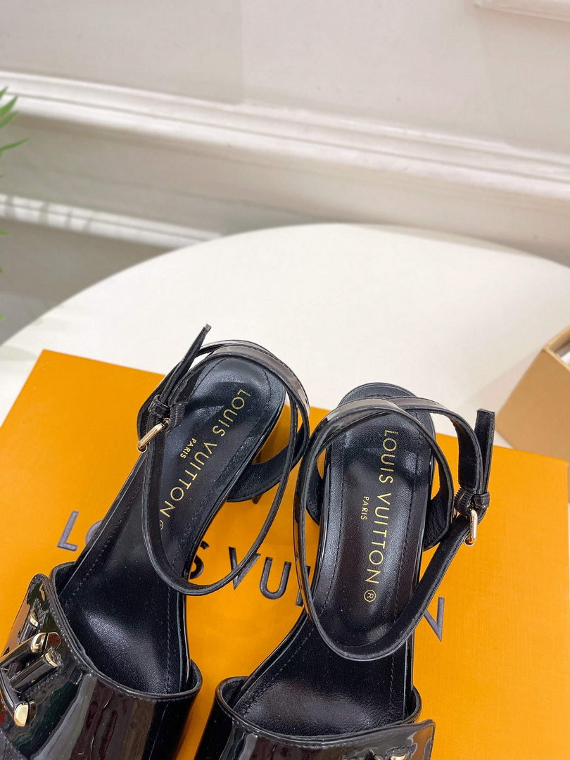 LV 1AB2MQ Louis Vuitton Shake Sandal heel 5.5cm L68310