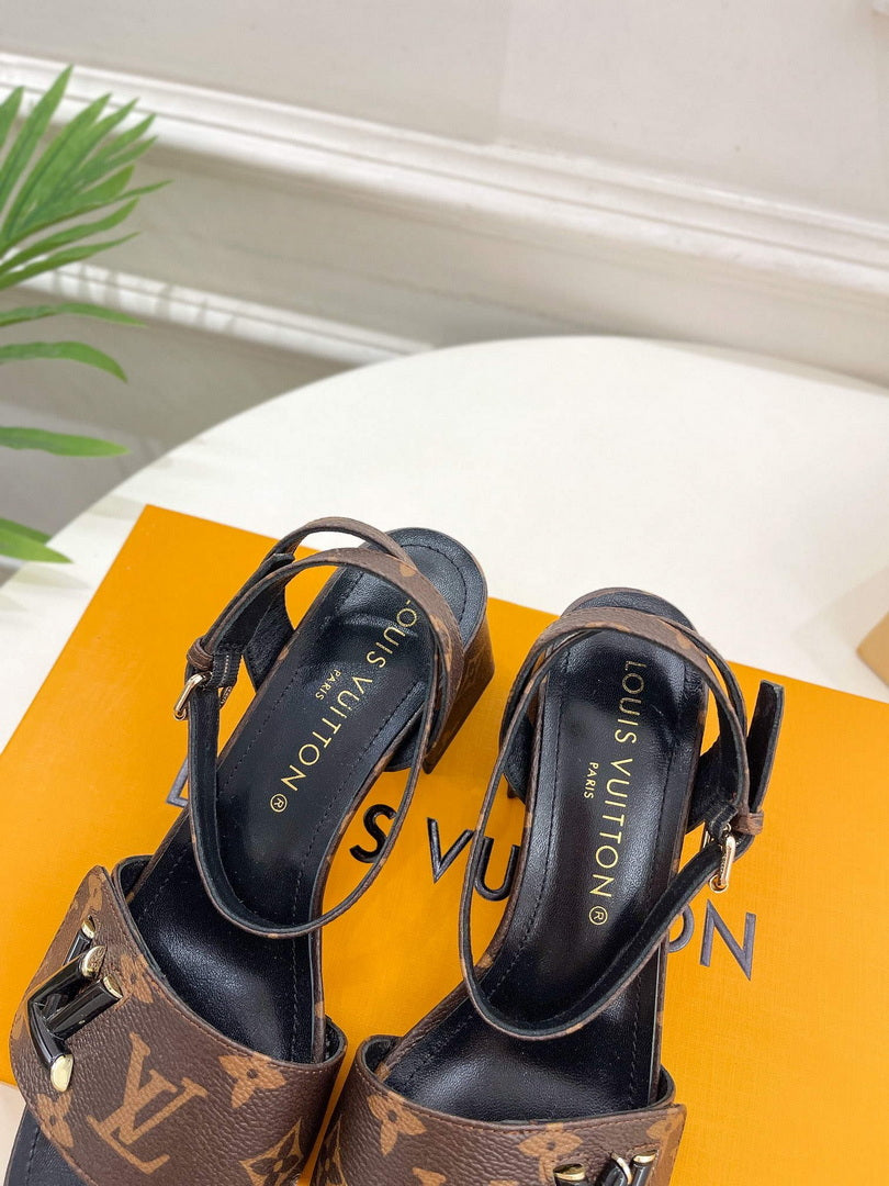 LV 1AB2MQ Louis Vuitton Shake Sandal heel 5.5cm L68311