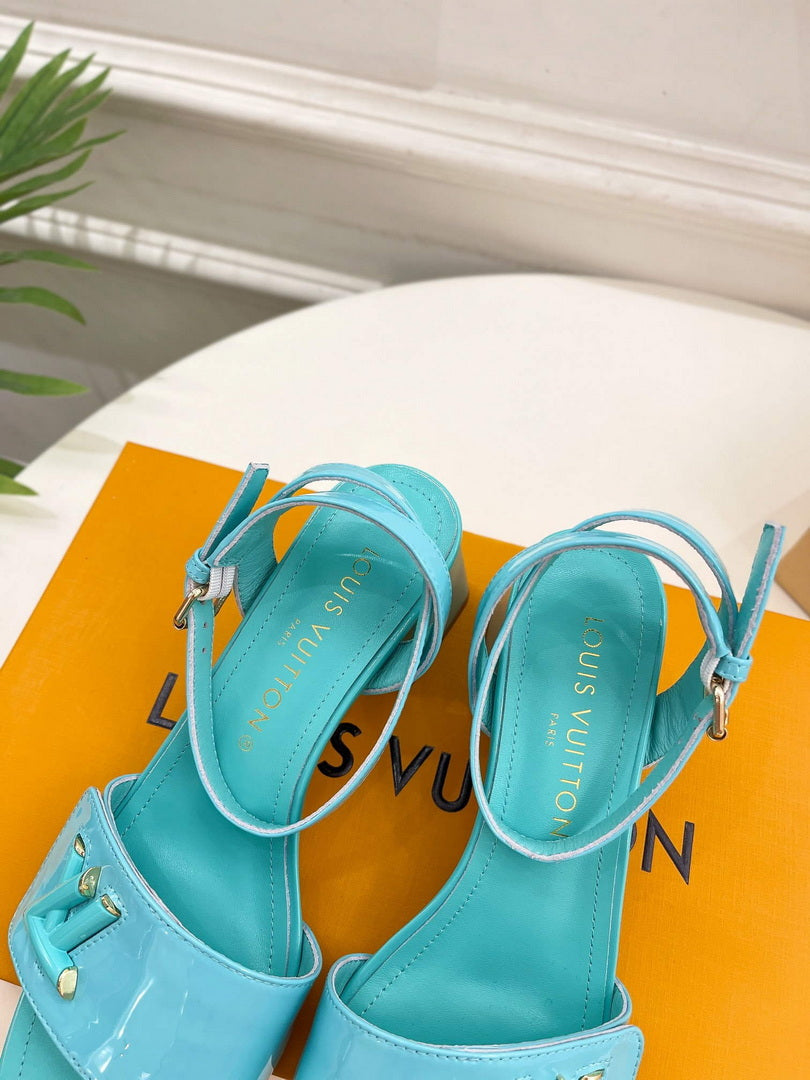 LV 1AB2MQ Louis Vuitton Shake Sandal heel 5.5cm L68314