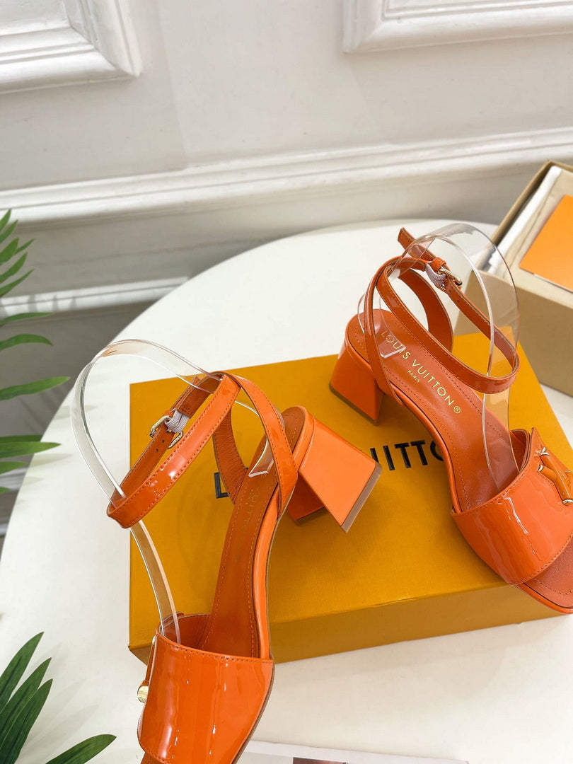 LV 1AB2MQ Louis Vuitton Shake Sandal heel 5.5cm L68316