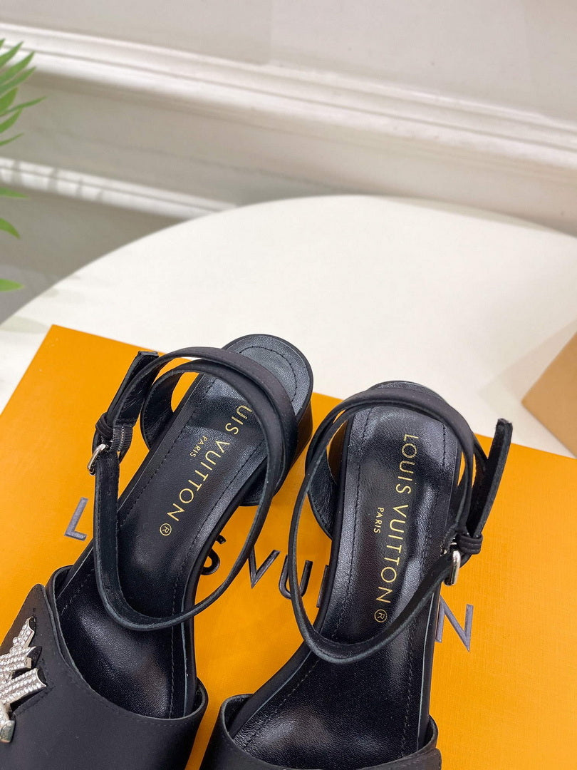 LV 1AB2MQ Louis Vuitton Shake Sandal heel 5.5cm L68317