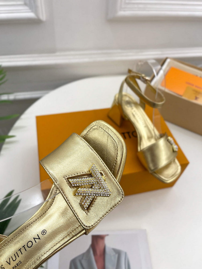 LV 1AB2MQ Louis Vuitton Shake Sandal heel 5.5cm L68319
