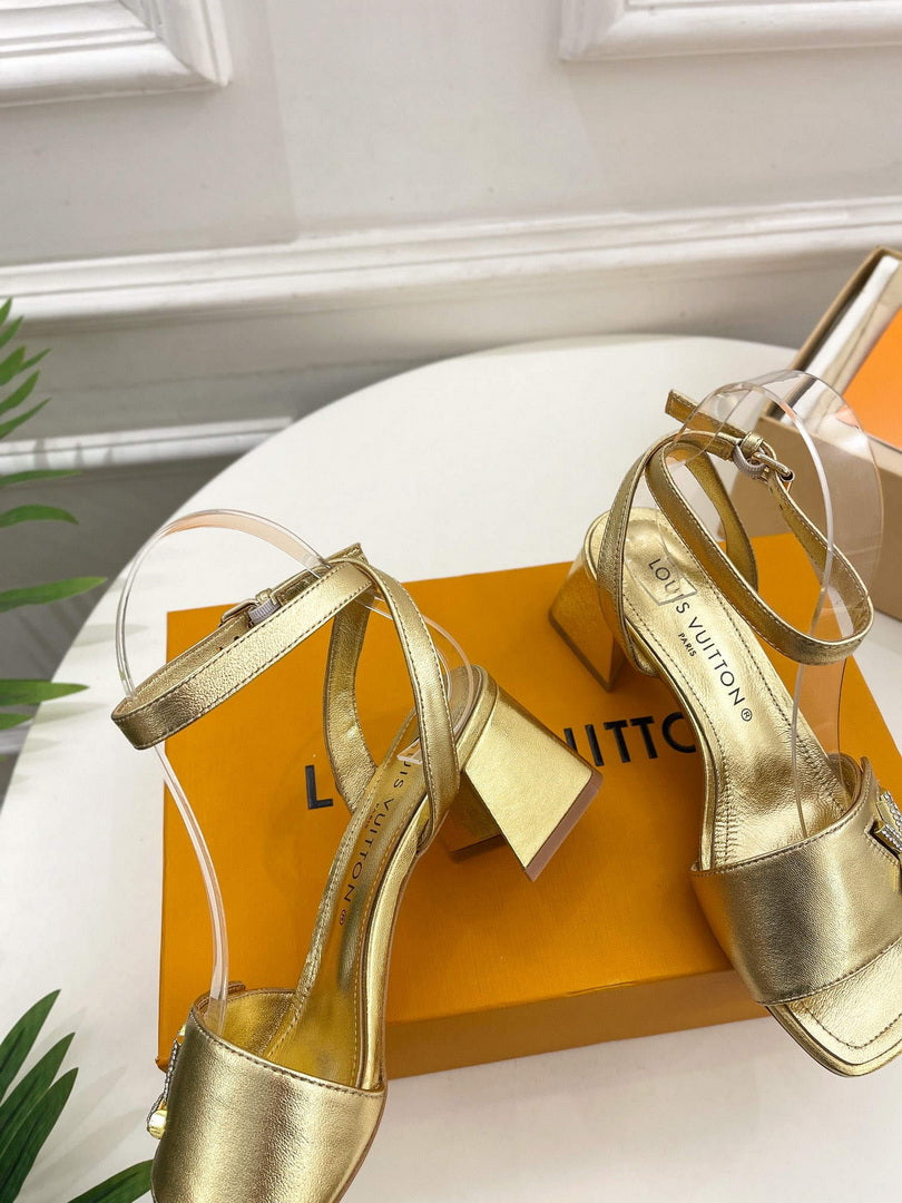 LV 1AB2MQ Louis Vuitton Shake Sandal heel 5.5cm L68319