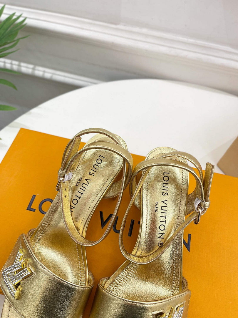 LV 1AB2MQ Louis Vuitton Shake Sandal heel 5.5cm L68319