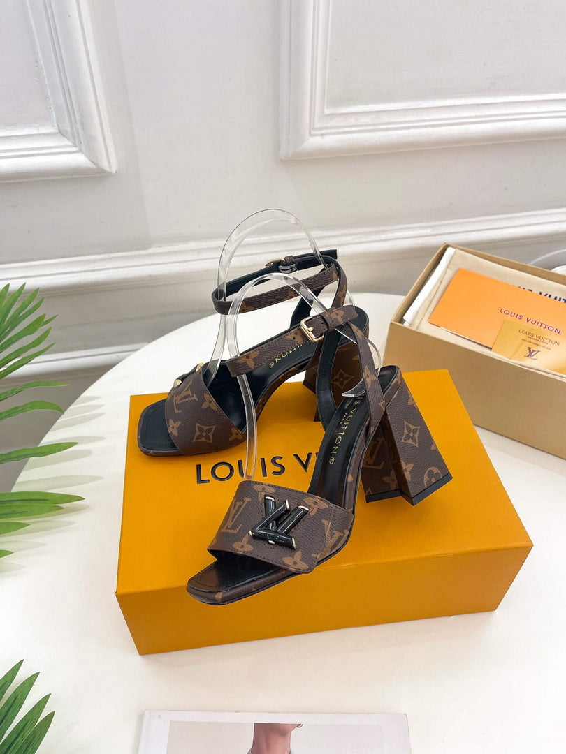 LV 1AB2MQ Louis Vuitton Shake Sandal heel 9.5cm L68301