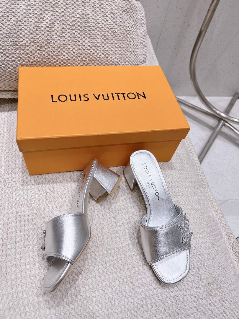 LV 1AB2OR Louis Vuitton Women's Shake Mules heel 5.5cm L68261 - 35 - View 3