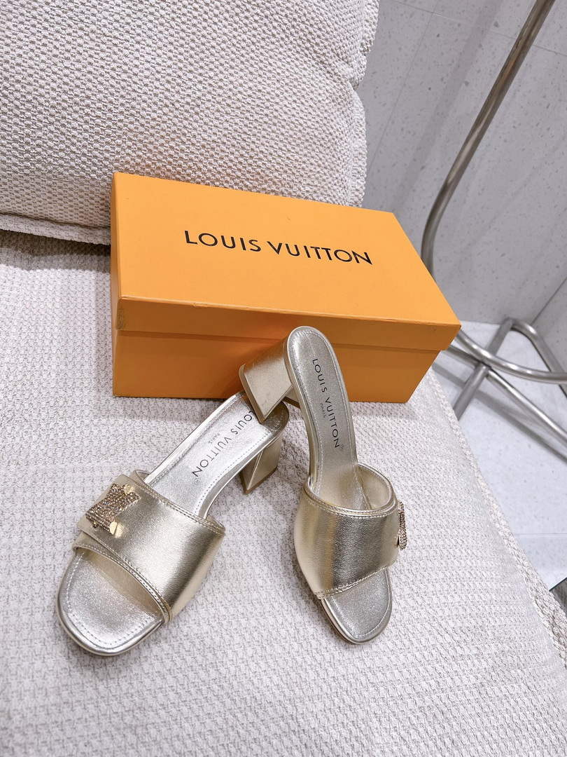 LV 1AB2OR Louis Vuitton Women's Shake Mules heel 5.5cm L68262 - 35 - View 6