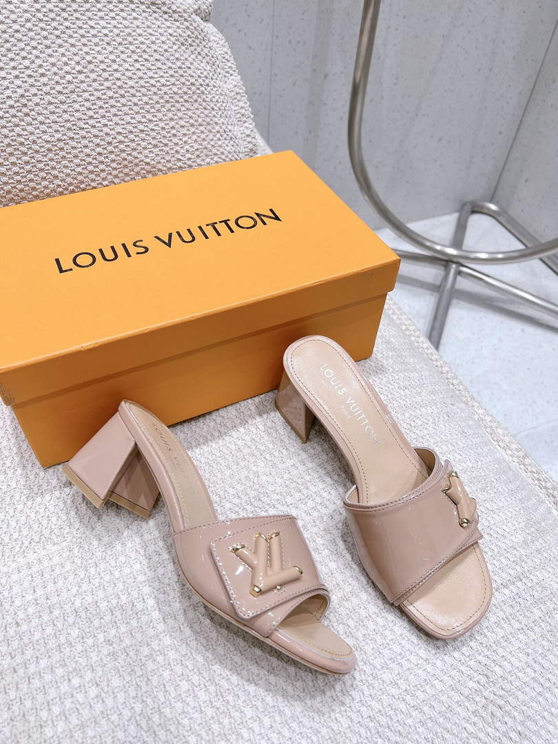 LV 1AB2OR Louis Vuitton Women's Shake Mules heel 5.5cm L68264 - 35 - View 6