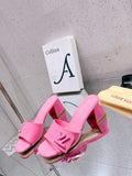 LV 1AB2OR Louis Vuitton Women's Shake Mules heel 5.5cm L68265