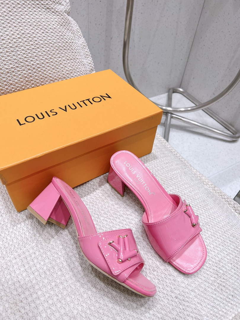 LV 1AB2OR Louis Vuitton Women's Shake Mules heel 5.5cm L68265 - 35 - View 5