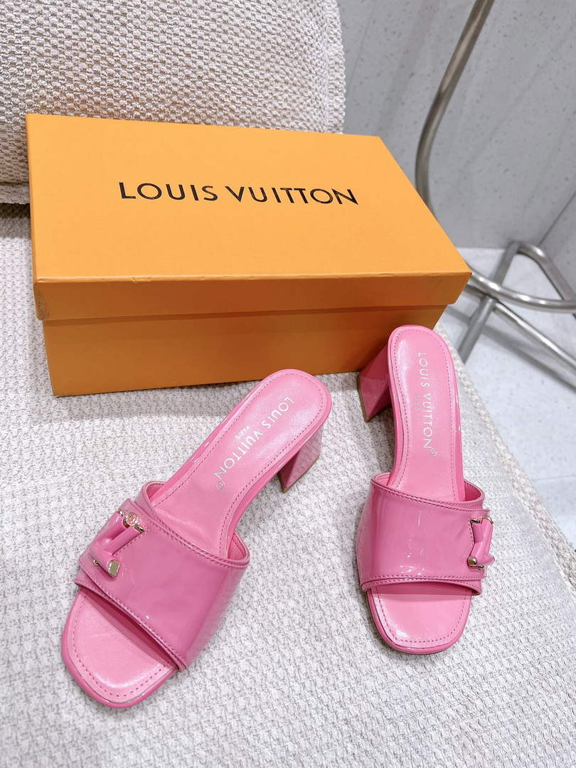 LV 1AB2OR Louis Vuitton Women's Shake Mules heel 5.5cm L68265 - 35 - View 6