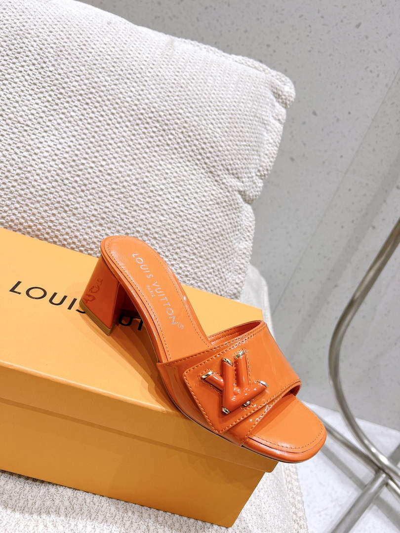 LV 1AB2OR Louis Vuitton Women's Shake Mules heel 5.5cm L68267 - 35 - View 6